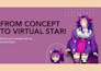 design your live2d vtuber model with rigging in anime style